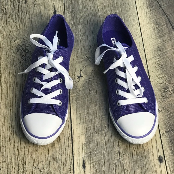 NWT Converse CT DaintyOX Per Winkle Glitter Blue W - Picture 5 of 7